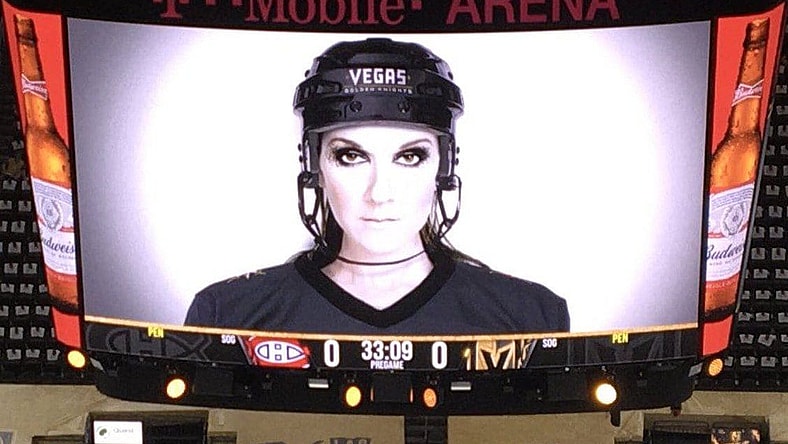 Vegas Golden Knights Celine Dion