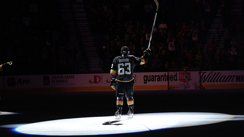 Evgenii Dadonov Vegas Golden Knights (Photo- Vegas Golden Knights via Twitter)