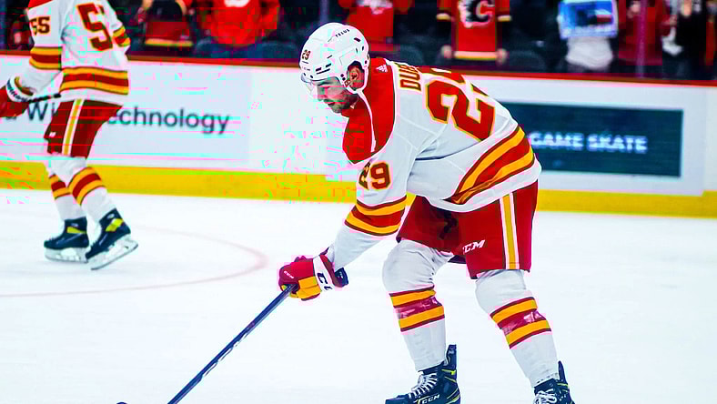 Calgary Flames Dillion Dube (Photo- Sammi Silber Washington Hockey Now/Calgary Hockey Now)