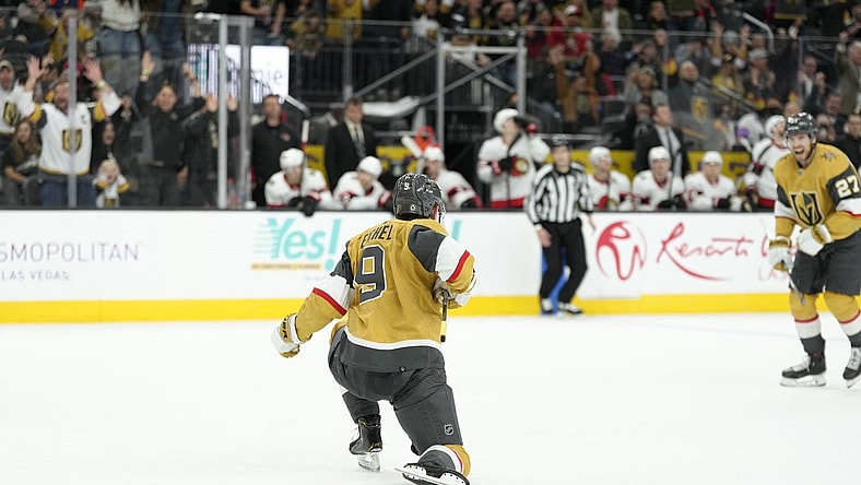 Jack Eichel goal Vegas Golden Knights (Photo- Vegas Golden Knights via Twitter)