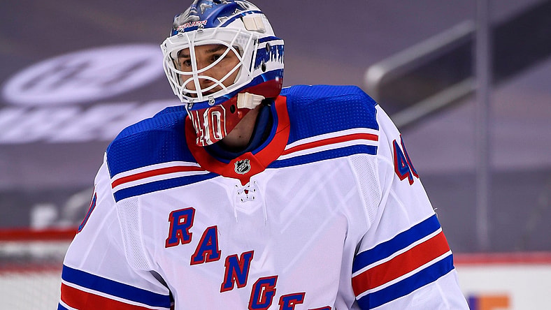 Alexander Georgiev New York Rangers (Photo- New York Rangers via Twitter)