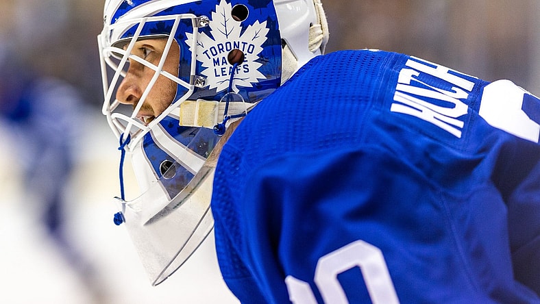 Michael Hutchinson Vegas Golden Knights (Photo- Toronto Maple Leafs via Twitter)