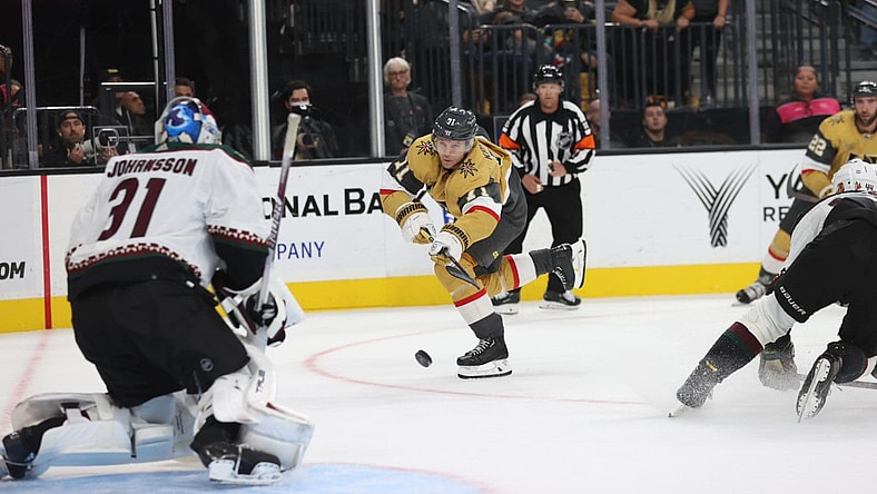 William Karlsson goal, Vegas Golden Knights (Photo- Vegas Golden Knights via Twitter)