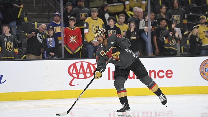 Keegan Kolesar Vegas Golden Knights Organ Donor Jersey (Photo- Vegas Golden Knights via Twitter)