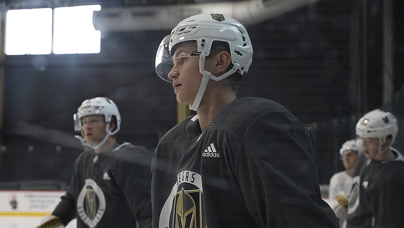 Kaedan Korczak, Vegas Golden Knights prospect (Photo- Kelowna Rockets via Twitter)