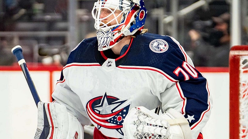 Joonas Korpisalo Columbus Blue Jackets (Photo- Columbus Blue Jackets via Twitter)