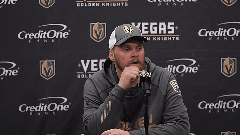 Robin Lehner Vegas Golden Knights Team Sweden (Photo/Video: Vegas Golden Knights via Twitter)