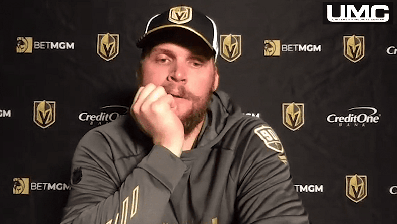 Robin Lehner postgame 11/22/2021 Vegas Golden Knights