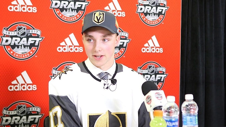 Vegas Golden Knights Jake Leschyshyn (Photo: Sheng Peng)