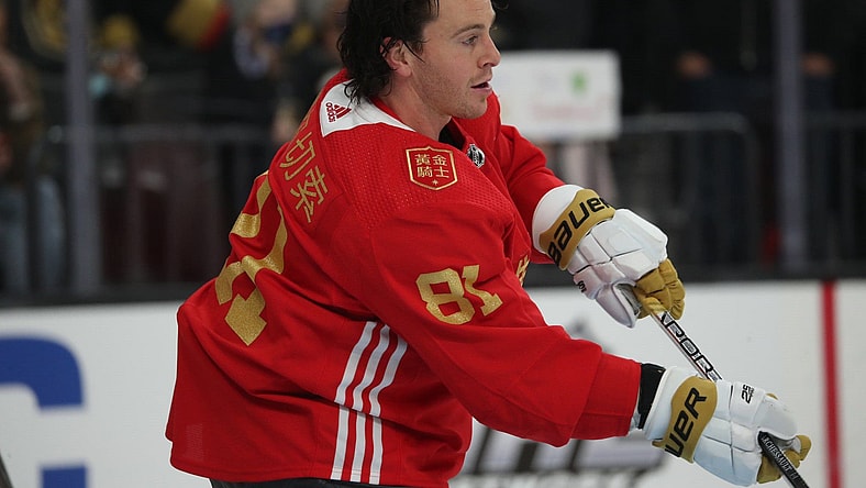 Jonathan Marchessault Vegas Golden Knights Lunar New Year special jerseys (Photo- Vegas Golden Knights via Twitter)
