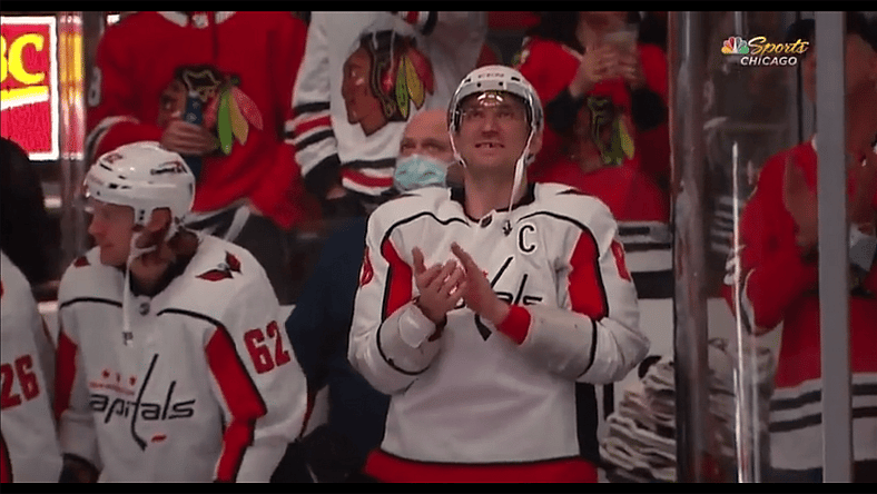 Alex Ovechkin honors Marc-Andre Fleury 500 career wins