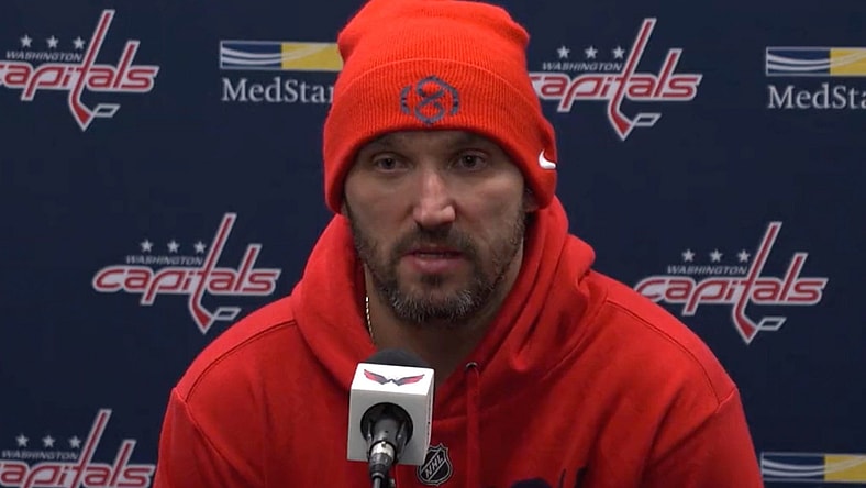 Washington Capitals Alex Ovechkin speaks on Russia's invasion of Ukraine (Photo- Washington Capitals)
