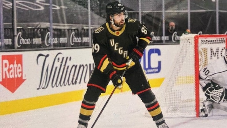 Vegas Golden Knights reverse retro jerseys leak (Photo- Ali Murji via Twitter)