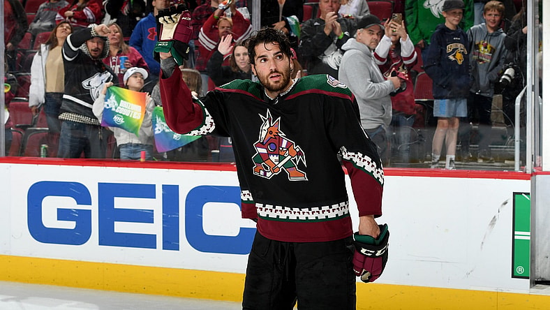 Nick Schmaltz Arizona Coyotes (Photo- Arizona Coyotes PR via Twitter)