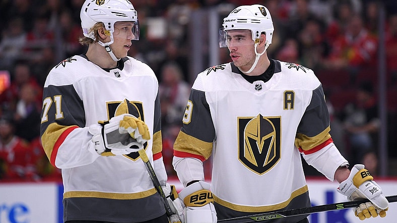 Reilly Smith and William Karlsson Vegas Golden Knights (Photo- Vegas Golden Knights via Twitter)