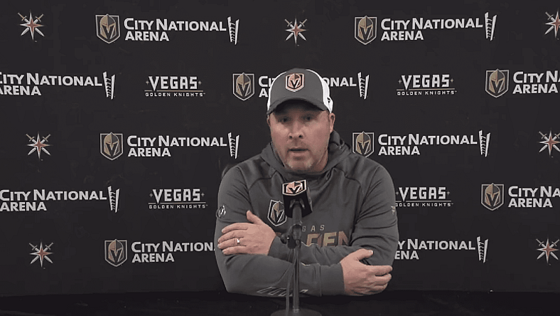 Steve Spott Vegas Golden Knights assistant coach (Photo/Screenshot- Vegas Golden Knights via Twitter)