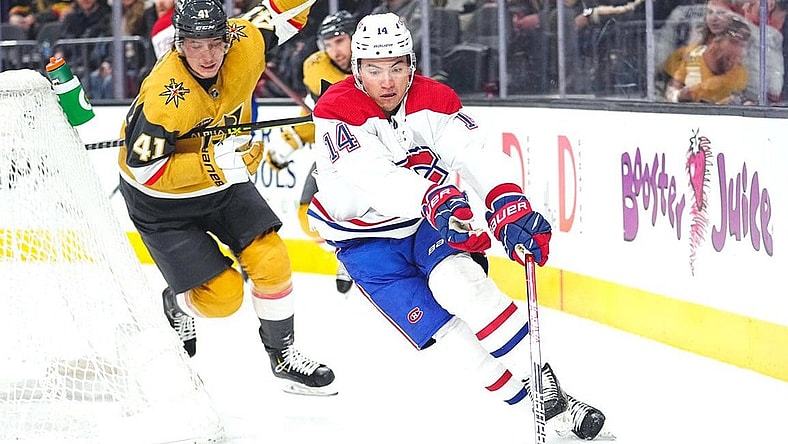 Nick Suzuki Montreal Canadiens Vegas Golden Knights Nolan Patrick (Photo- NHL Public Relations via Twitter)