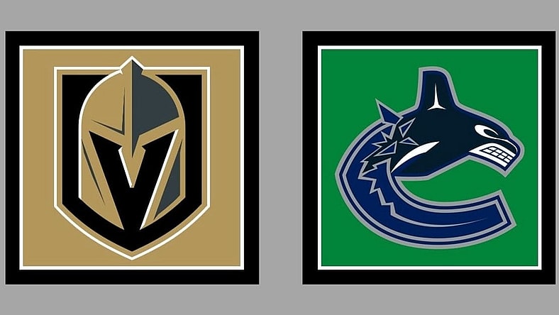 Vegas Golden Knights vs Vancouver Canucks AWAY Gameday Graphic