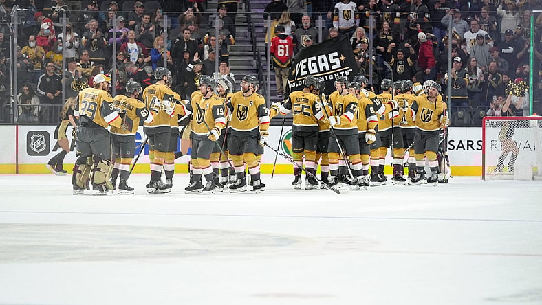 Vegas Golden Knights team photo (Photo- Vegas Golden Knights via Twitter)