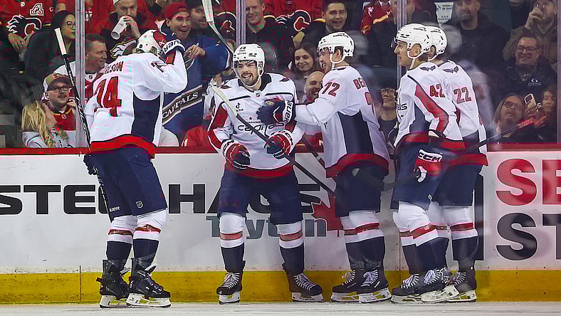 NHL: Washington Capitals at Calgary Flames