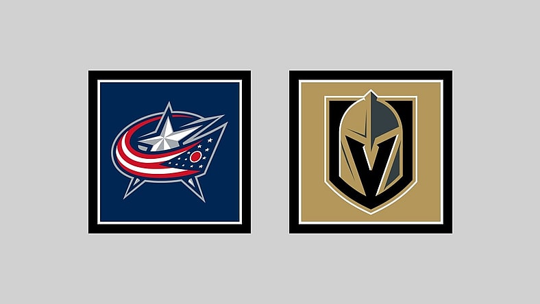 Vegas Golden Knights vs Columbus Blue Jackets HOME Gameday Graphic