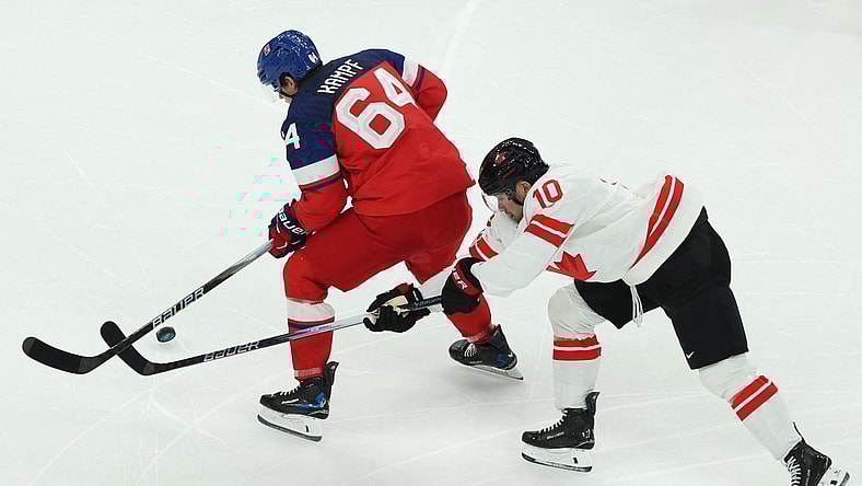Olympics: Ice Hockey-Men Group A - CZE-CAN, nick suzuki montreal canadiens