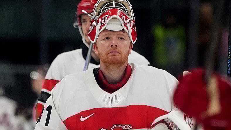 Olympics: Ice Hockey-Men Group C - DEN-LAT