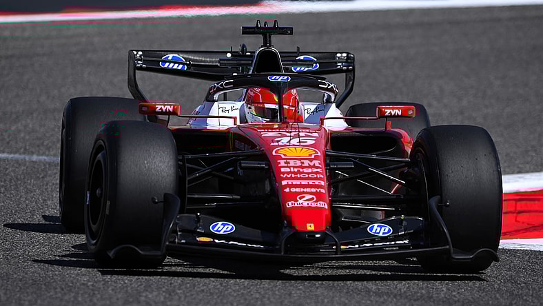 Ferrari Charles Leclerc F1 testing bahraun