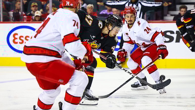 NHL: Carolina Hurricanes at Calgary Flames