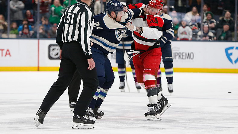 NHL: Carolina Hurricanes at Columbus Blue Jackets