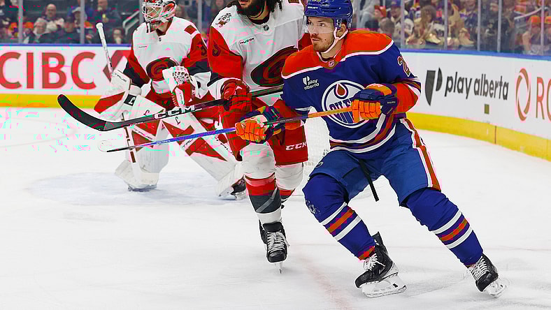 NHL: Carolina Hurricanes at Edmonton Oilers