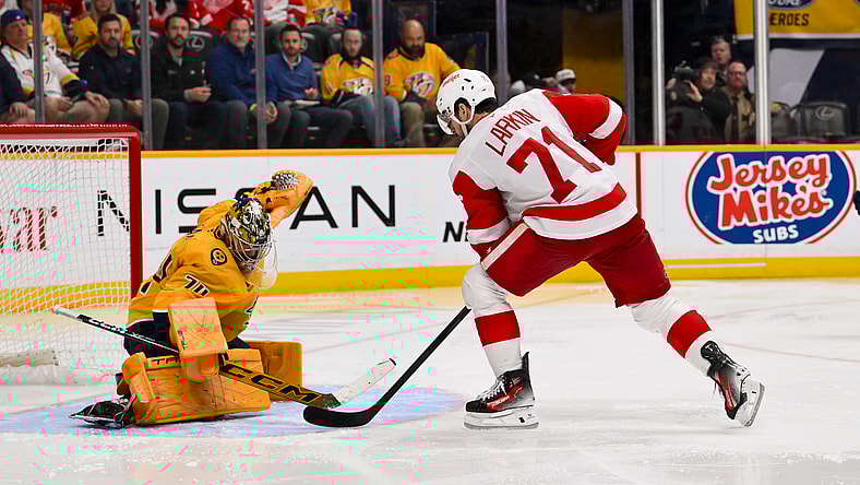 NHL: Detroit Red Wings at Nashville Predators