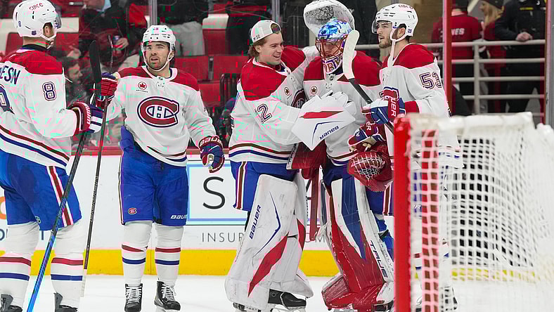 NHL: Montreal Canadiens at Carolina Hurricanes. jakub dobes