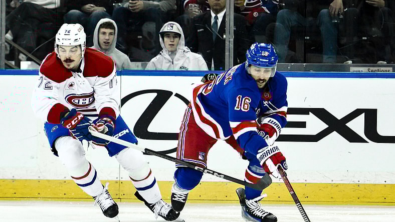 NHL: Montreal Canadiens at New York Rangers, vincent trocheck montreal canadiens trade target