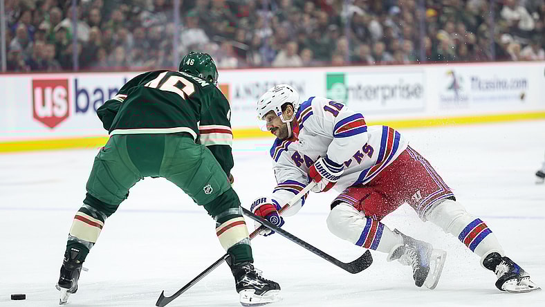 NHL: New York Rangers at Minnesota Wild