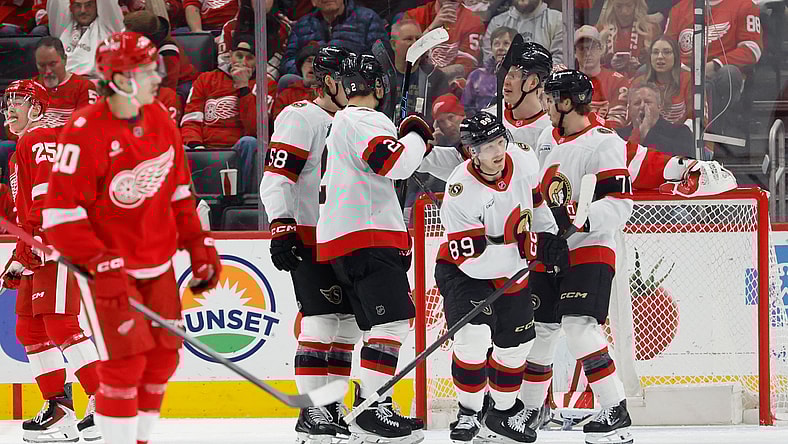 NHL: Ottawa Senators at Detroit Red Wings