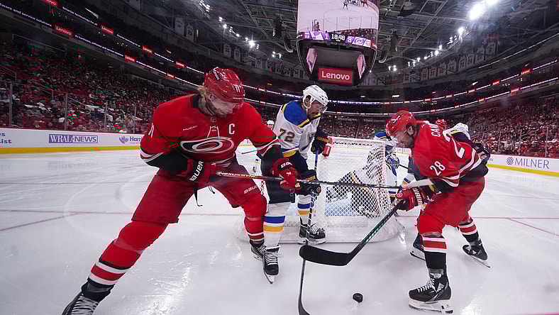 NHL: St. Louis Blues at Carolina Hurricanes