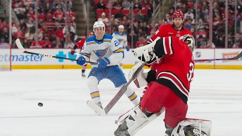 NHL: St. Louis Blues at Carolina Hurricanes