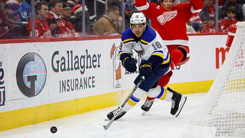 NHL: St. Louis Blues at Detroit Red Wings