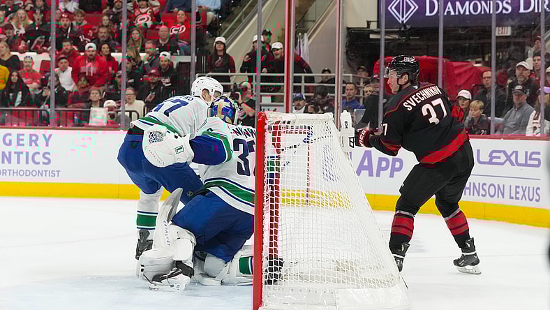 NHL: Vancouver Canucks at Carolina Hurricanes