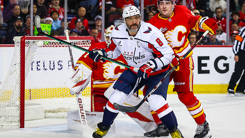 NHL: Washington Capitals at Calgary Flames