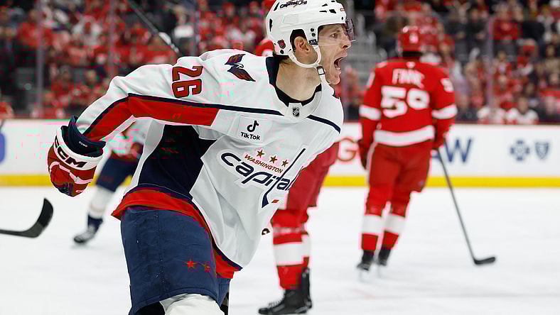 NHL: Washington Capitals at Detroit Red Wings