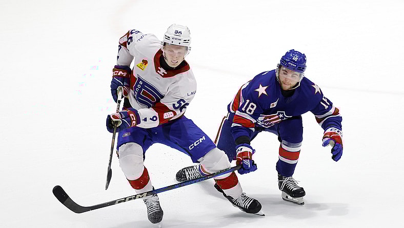 Syndication: Democrat and Chronicle, AHL Laval Rocket defenceman Adam Engstrom