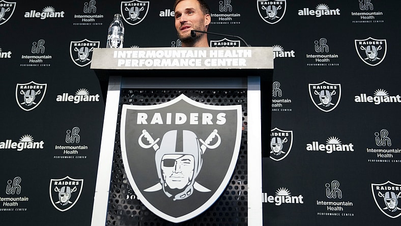 NFL: Las Vegas Raiders-Kirk Cousins Press Conference