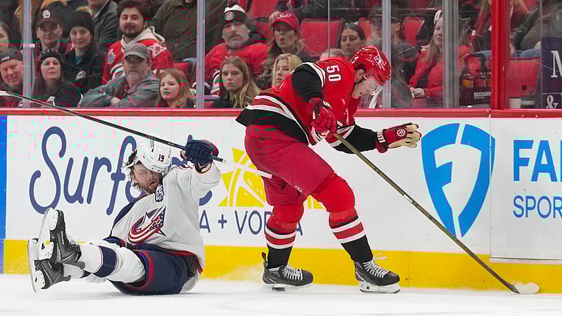 NHL: Columbus Blue Jackets at Carolina Hurricanes