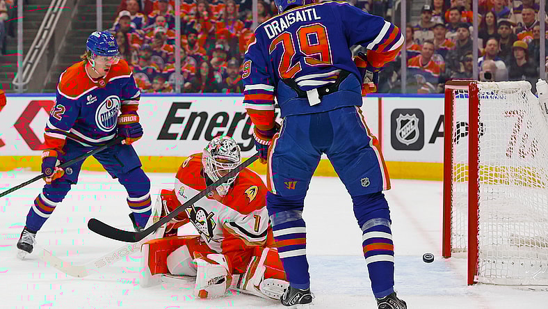 NHL: Stanley Cup Playoffs-Anaheim Ducks at Edmonton Oilers