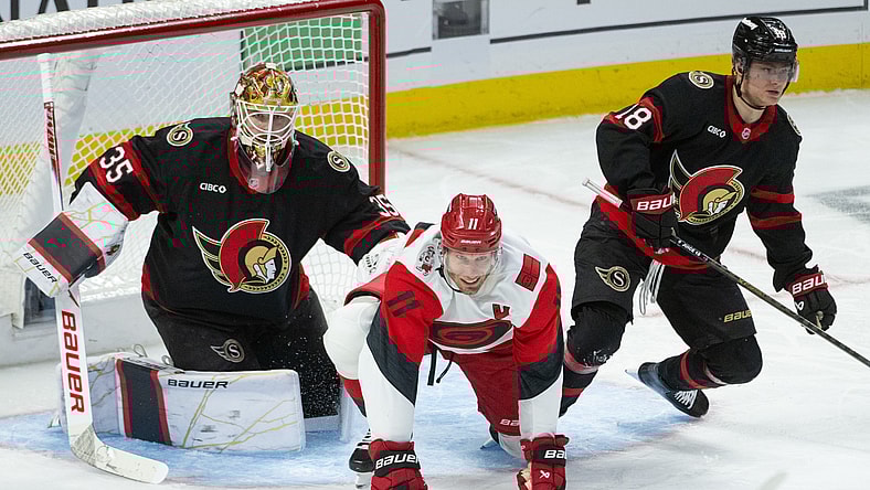 NHL: Stanley Cup Playoffs-Carolina Hurricanes at Ottawa Senators