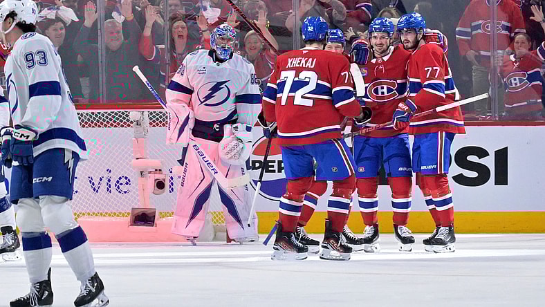 NHL: Stanley Cup Playoffs-Tampa Bay Lightning at Montreal Canadiens
