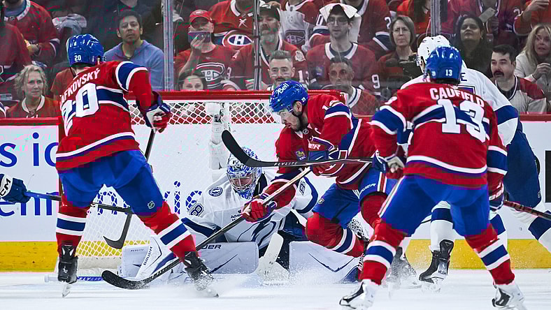 NHL: Stanley Cup Playoffs-Tampa Bay Lightning at Montreal Canadiens