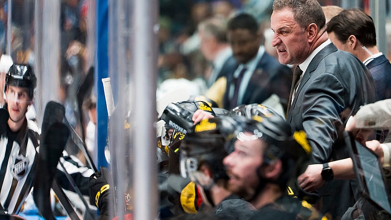 NHL: Vegas Golden Knights at Vancouver Canucks